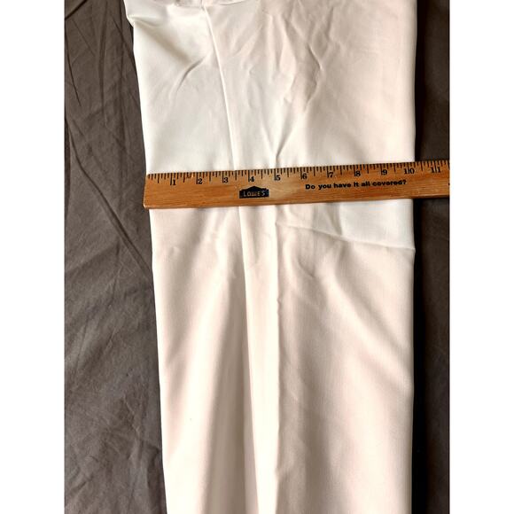 I.N.C. womens size 10 pants white straight leg mid-rise zip fly closure - Picture 7 of 11